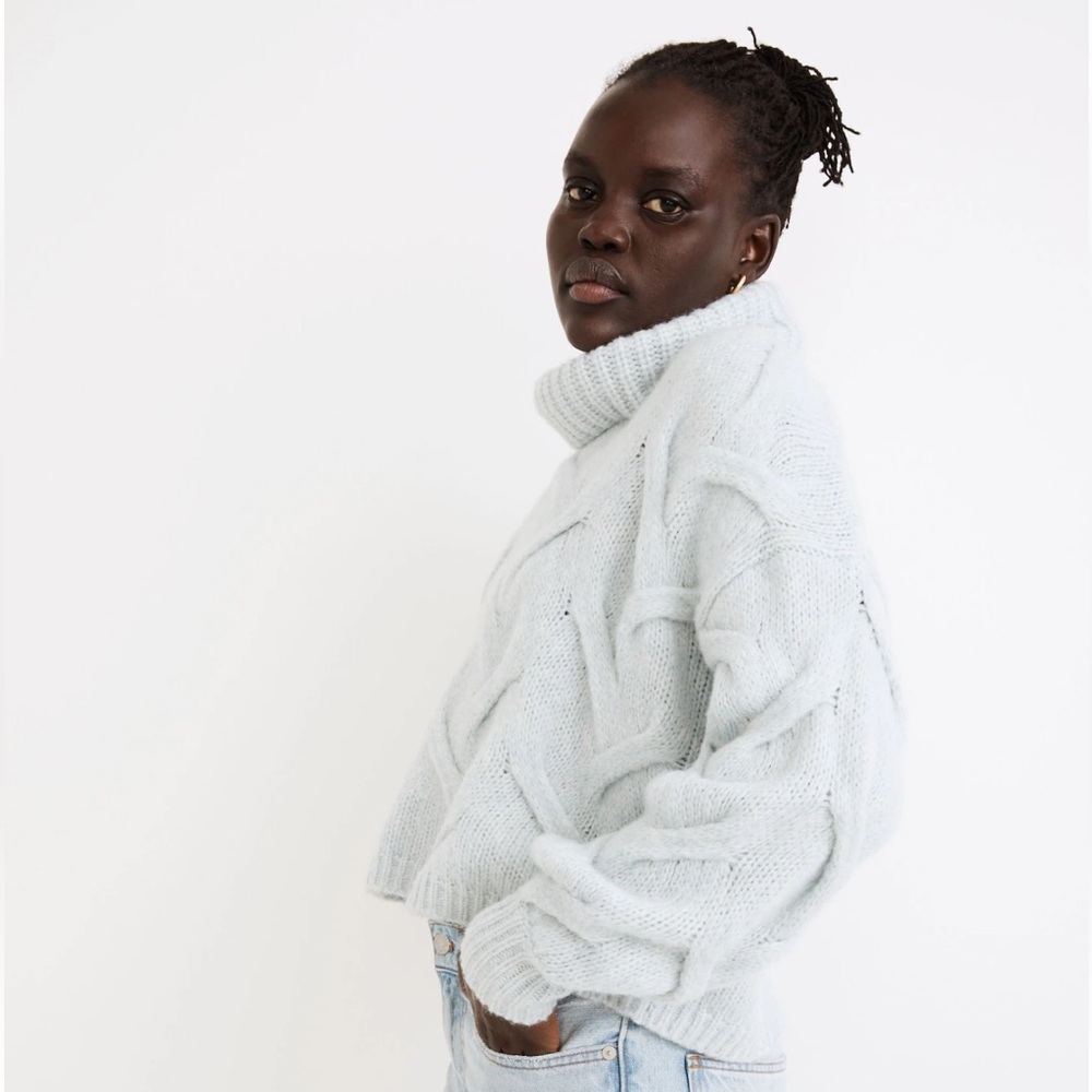 Madewell turtleneck sweatshirt long sleeve - Picture 3 of 9